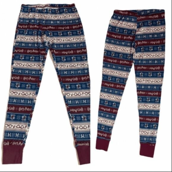 Harry Potter Themed  Youth 2pc Cotton Pajama Set XS Hogworts Magic Wizard - Picture 5 of 14